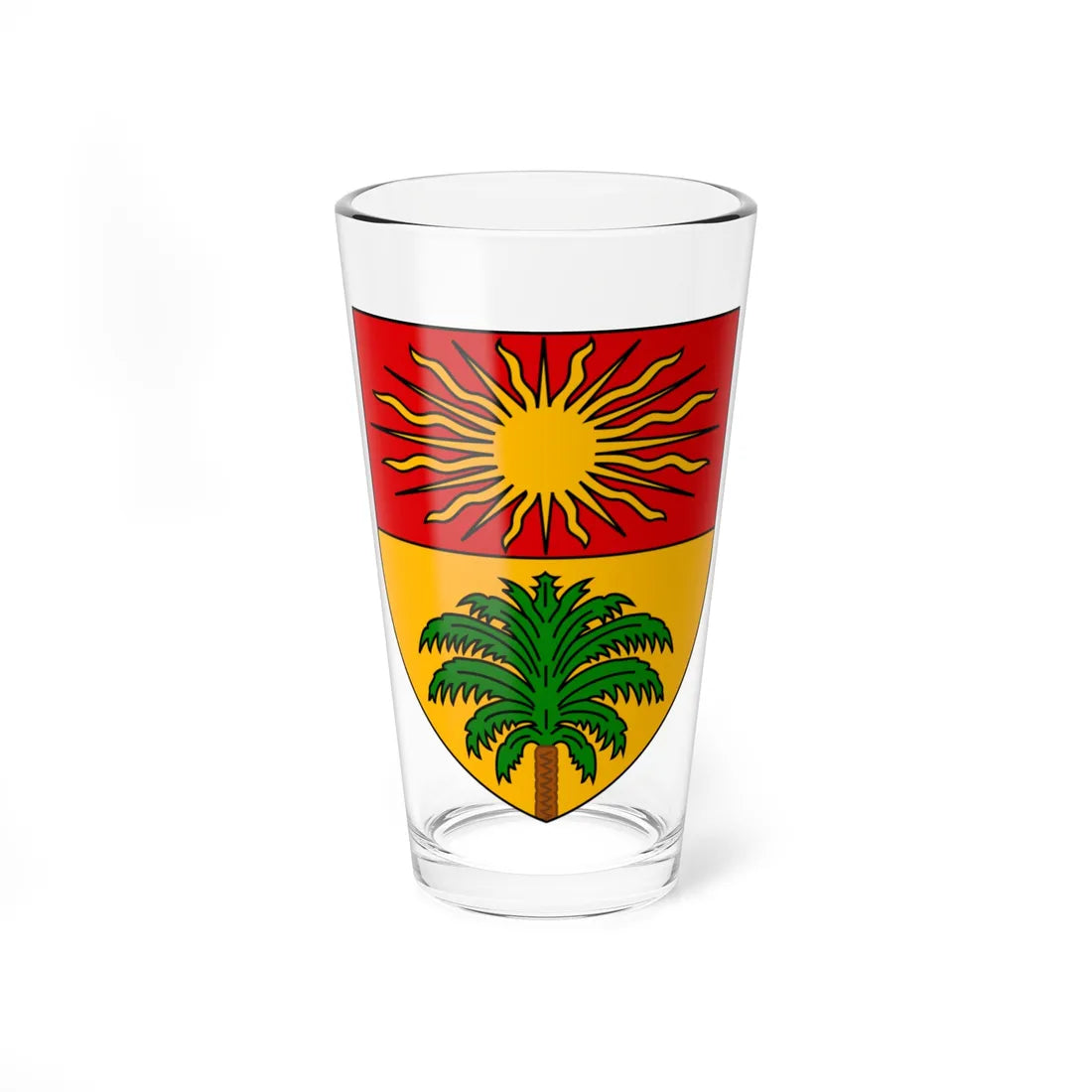 Touggourt Coat of Arms French Algeria (Algeria) (Coat of Arms) Pint Glass 16oz 16oz - Go Mug Yourself