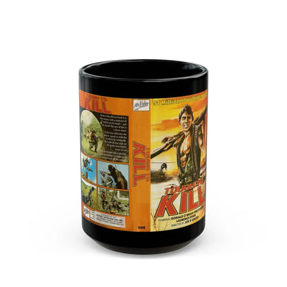 TOUGH TO KILL (VHS COVER) - Black Coffee Mug-15oz-Go Mug Yourself