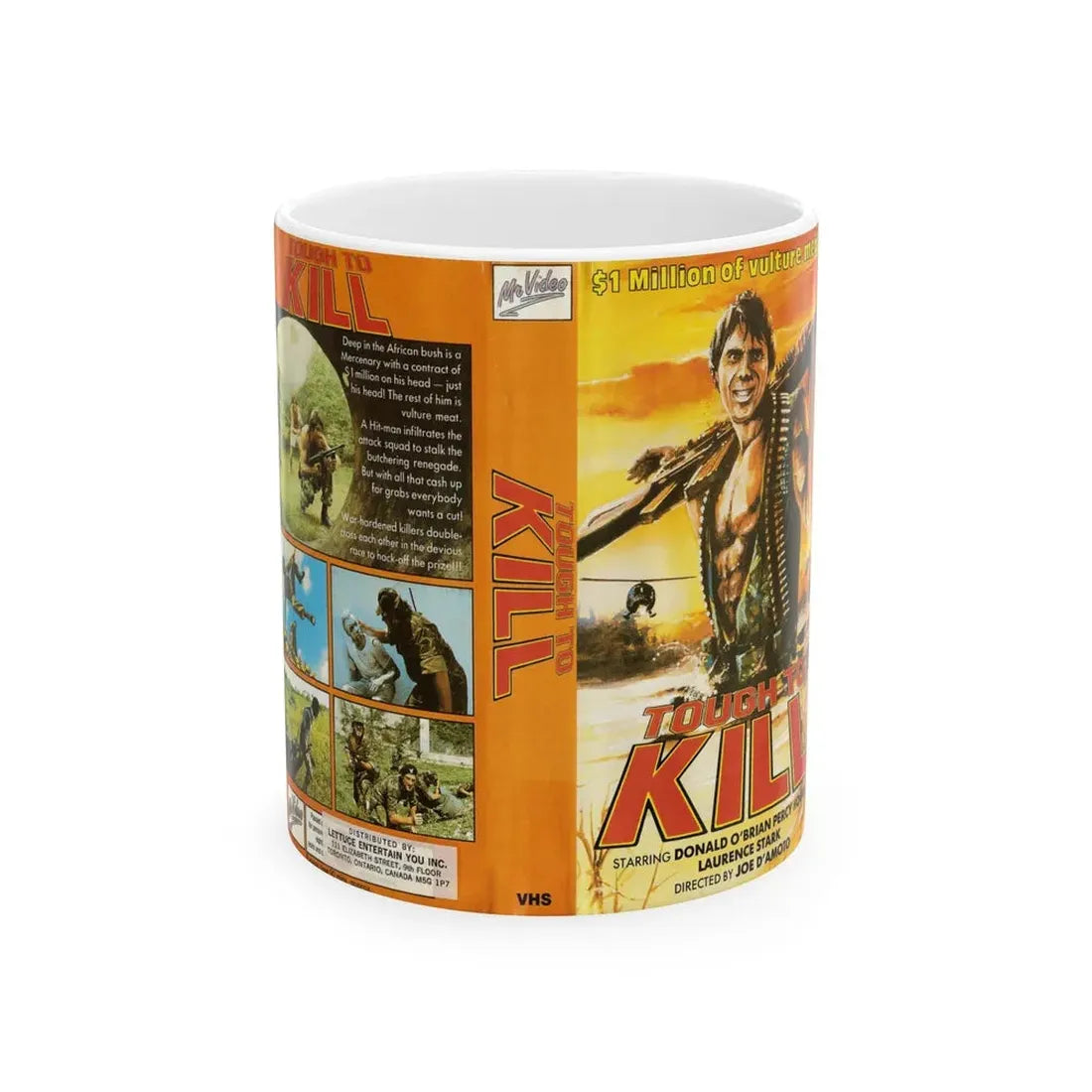 TOUGH TO KILL (VHS COVER) - White Coffee Mug 11oz - Go Mug Yourself