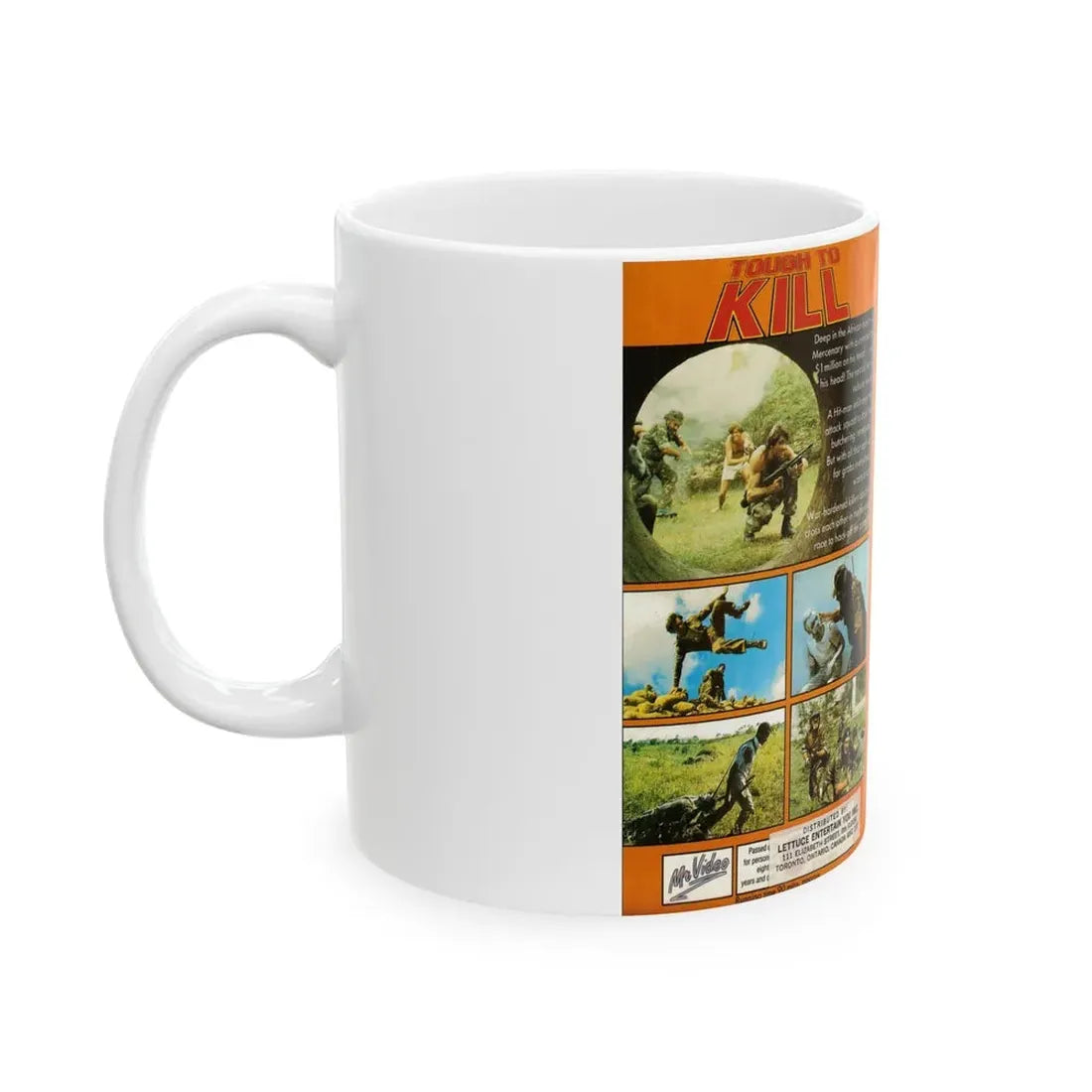 TOUGH TO KILL (VHS COVER) - White Coffee Mug - Go Mug Yourself
