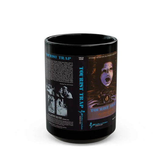 TOURIST TRAP (VHS COVER) - Black Coffee Mug 15oz - Go Mug Yourself