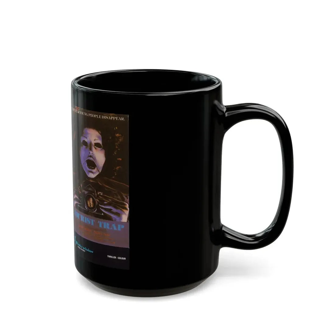 TOURIST TRAP (VHS COVER) - Black Coffee Mug - Go Mug Yourself