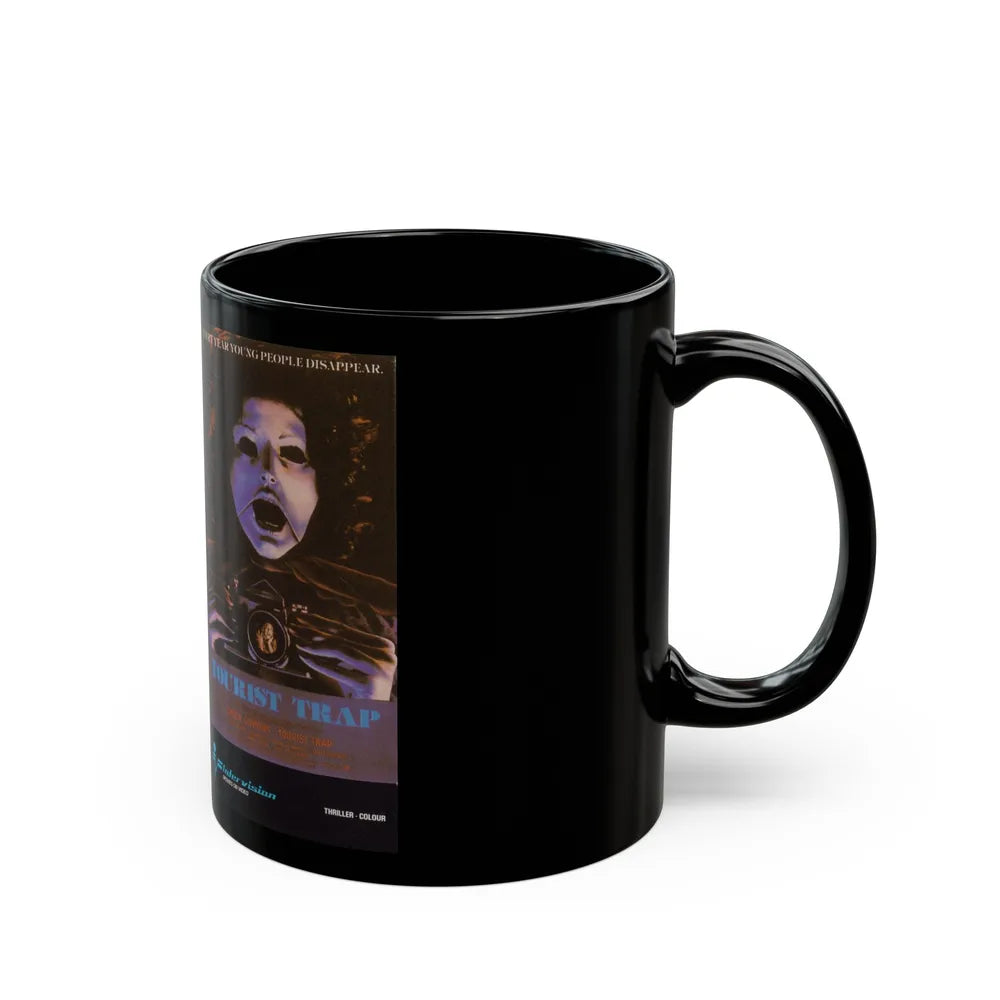 TOURIST TRAP (VHS COVER) - Black Coffee Mug-Go Mug Yourself