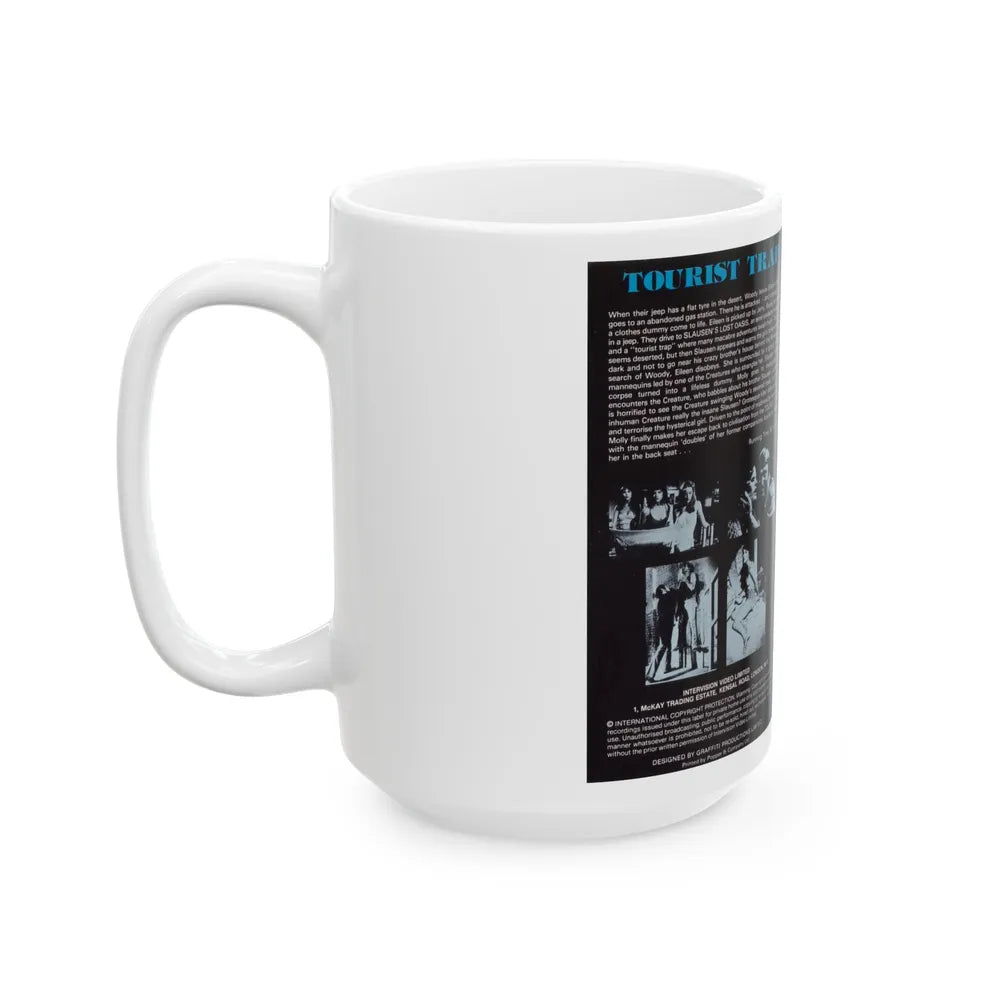 TOURIST TRAP (VHS COVER) - White Coffee Mug-Go Mug Yourself