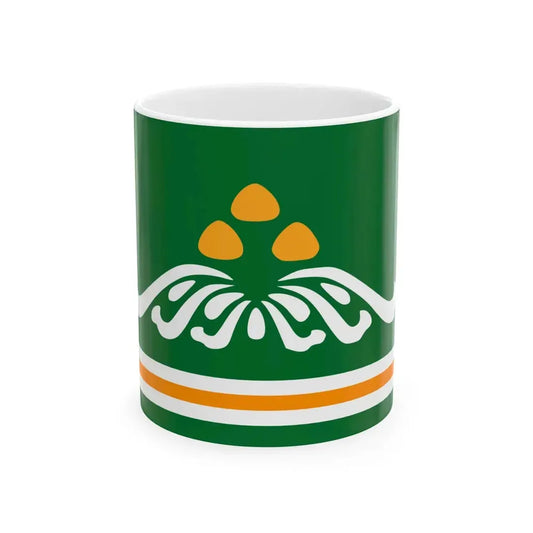 Tov aymag flag (Mongolia) White Coffee Mug 11oz - Go Mug Yourself