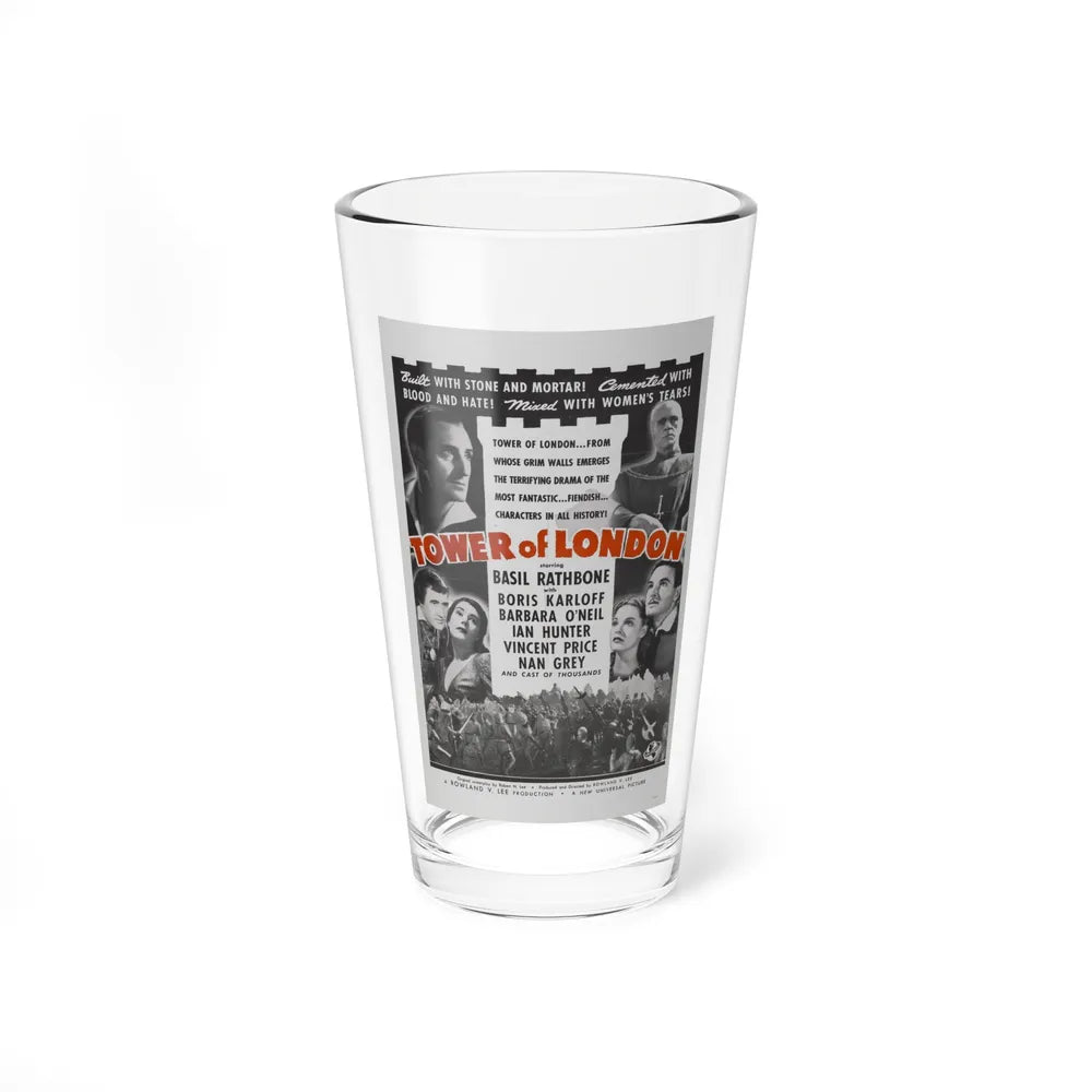 TOWER OF LONDON 1939 Movie Poster - Pint Glass 16oz-16oz-Go Mug Yourself