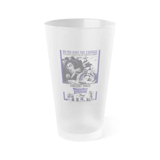 TOWER OF LONDON 1962 Movie Poster - Frosted Pint Glass 16oz Default Title - Go Mug Yourself