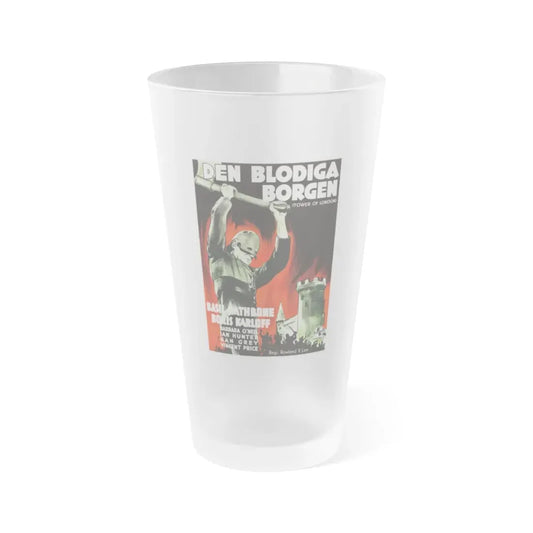 TOWER OF LONDON (SWEDISH) 1939 Movie Poster - Frosted Pint Glass 16oz Default Title - Go Mug Yourself