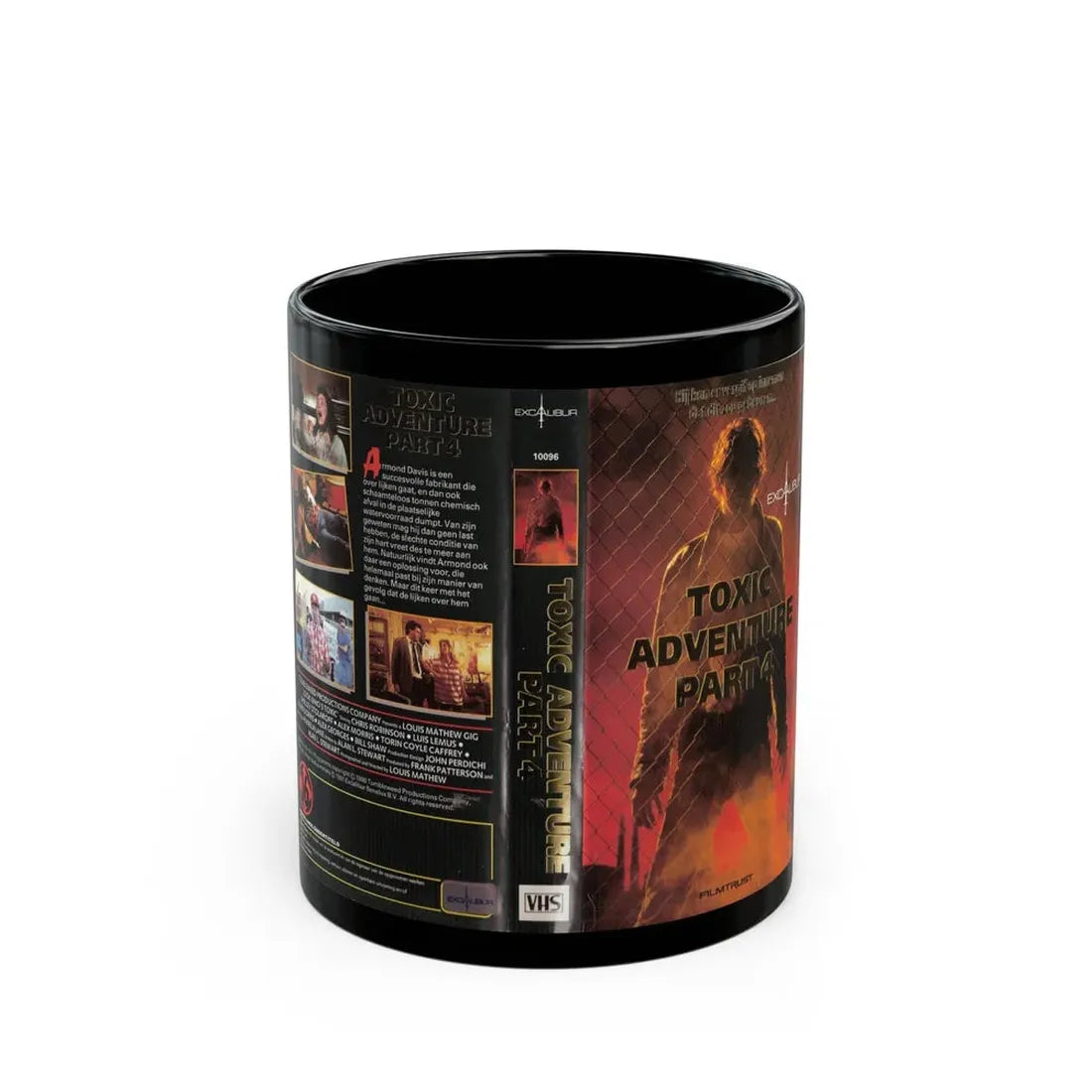 TOXIC ADVENTURE PART 4 (VHS COVER) - Black Coffee Mug 11oz - Go Mug Yourself
