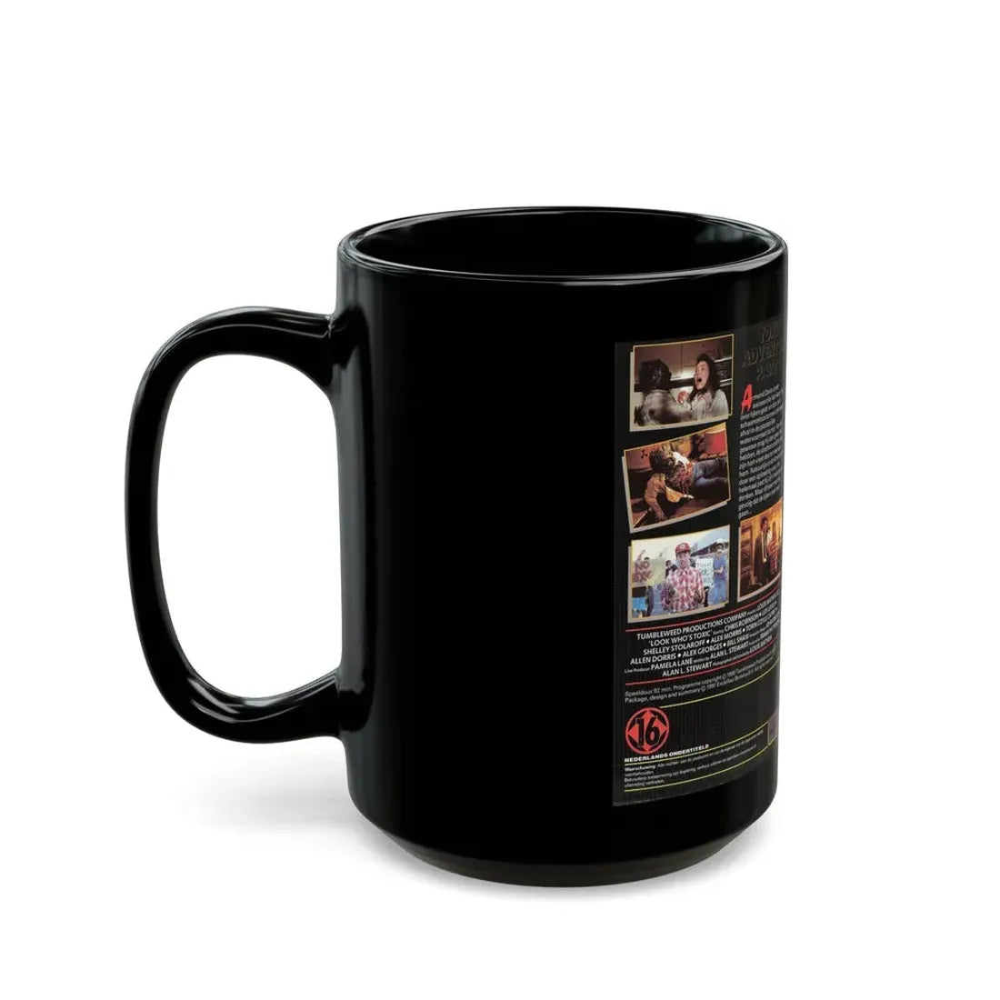 TOXIC ADVENTURE PART 4 (VHS COVER) - Black Coffee Mug - Go Mug Yourself