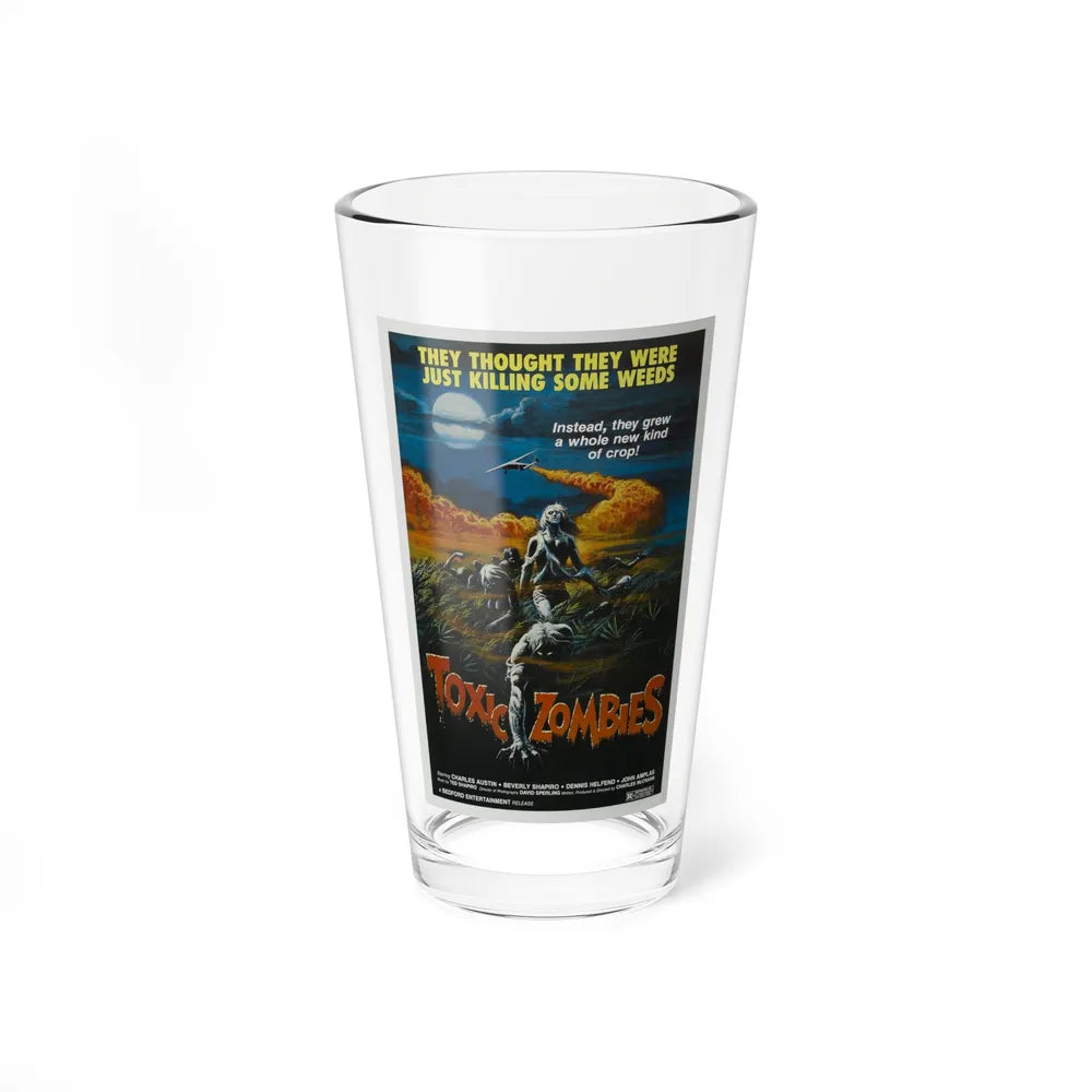 TOXIC ZOMBIES 1980 Movie Poster - Pint Glass 16oz-16oz-Go Mug Yourself