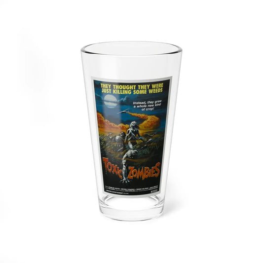 TOXIC ZOMBIES 1980 Movie Poster - Pint Glass 16oz-16oz-Go Mug Yourself