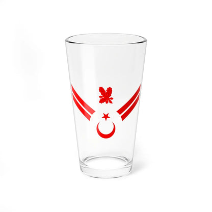 TR Armed Forces OR5b (Turkey) (Military Rank) Pint Glass 16oz 16oz - Go Mug Yourself