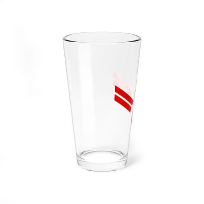 TR Armed Forces OR5b (Turkey) (Military Rank) Pint Glass 16oz - Go Mug Yourself
