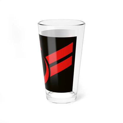 TR Army OR5a (Turkey) (Military Rank) Pint Glass 16oz - Go Mug Yourself