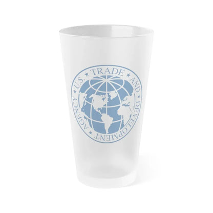 Trade and Development Agency - Frosted Pint Glass 16oz 16oz Frosted - Go Mug Yourself