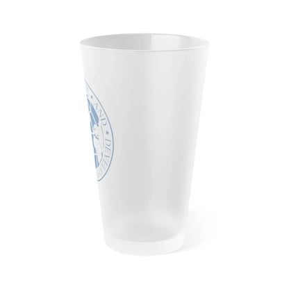 Trade and Development Agency - Frosted Pint Glass 16oz-Go Mug Yourself