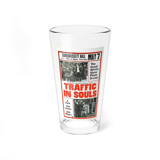 TRAFFIC IN SOULS 1913 Movie Poster - Pint Glass 16oz-16oz-Go Mug Yourself