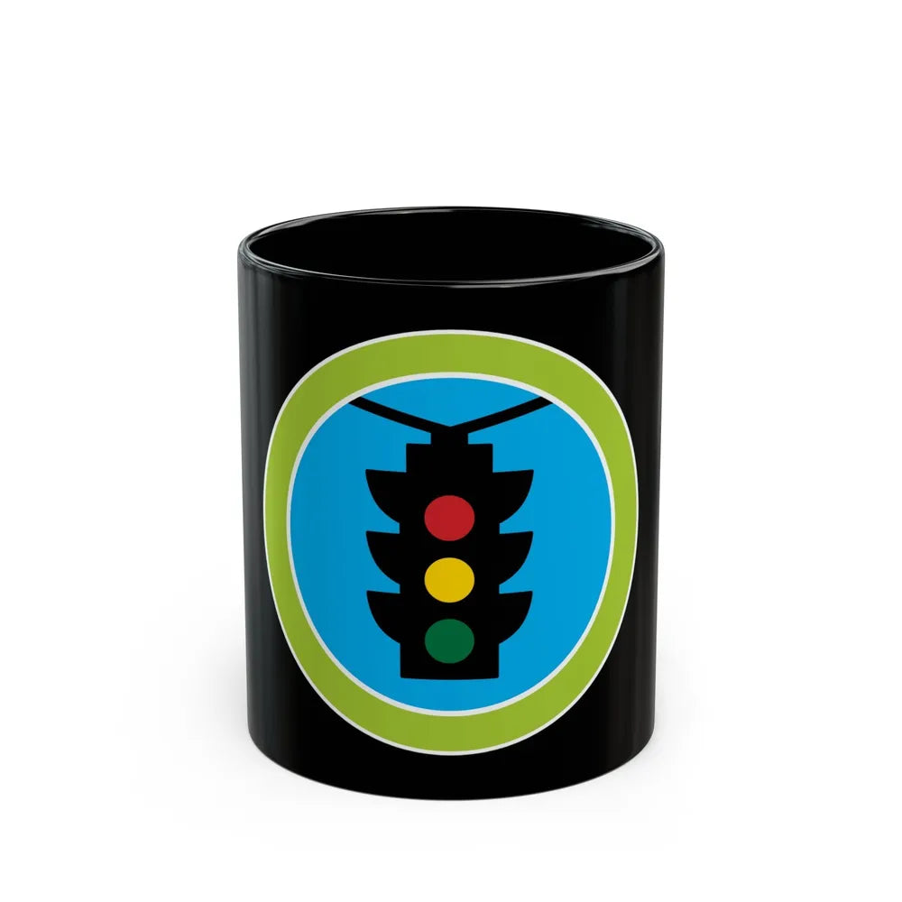 Traffic Safety (Boy Scout Merit Badge) Black Coffee Mug-11oz-Go Mug Yourself