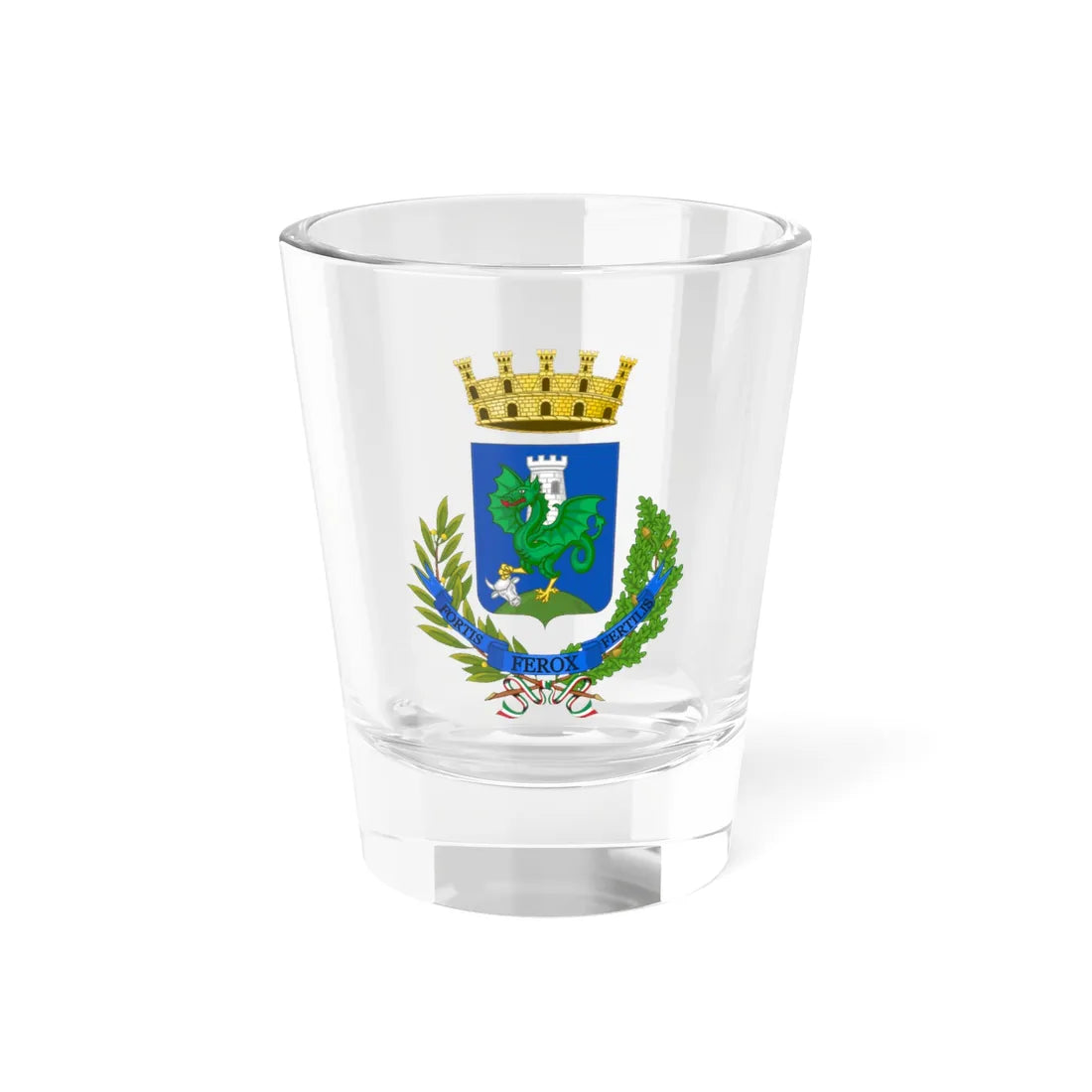 Trani-Stemma (Italy) (Coat of Arms) Shot Glass 1.5oz 1.5oz - Go Mug Yourself