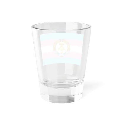 Trans DDR Flag (Germany) Shot Glass 1.5oz - Go Mug Yourself