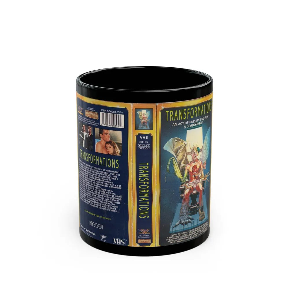 TRANSFORMATIONS (VHS COVER) - Black Coffee Mug-11oz-Go Mug Yourself