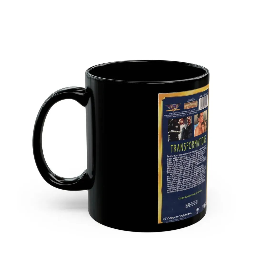 TRANSFORMATIONS (VHS COVER) - Black Coffee Mug - Go Mug Yourself