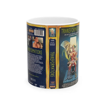 TRANSFORMATIONS (VHS COVER) - White Coffee Mug 11oz - Go Mug Yourself