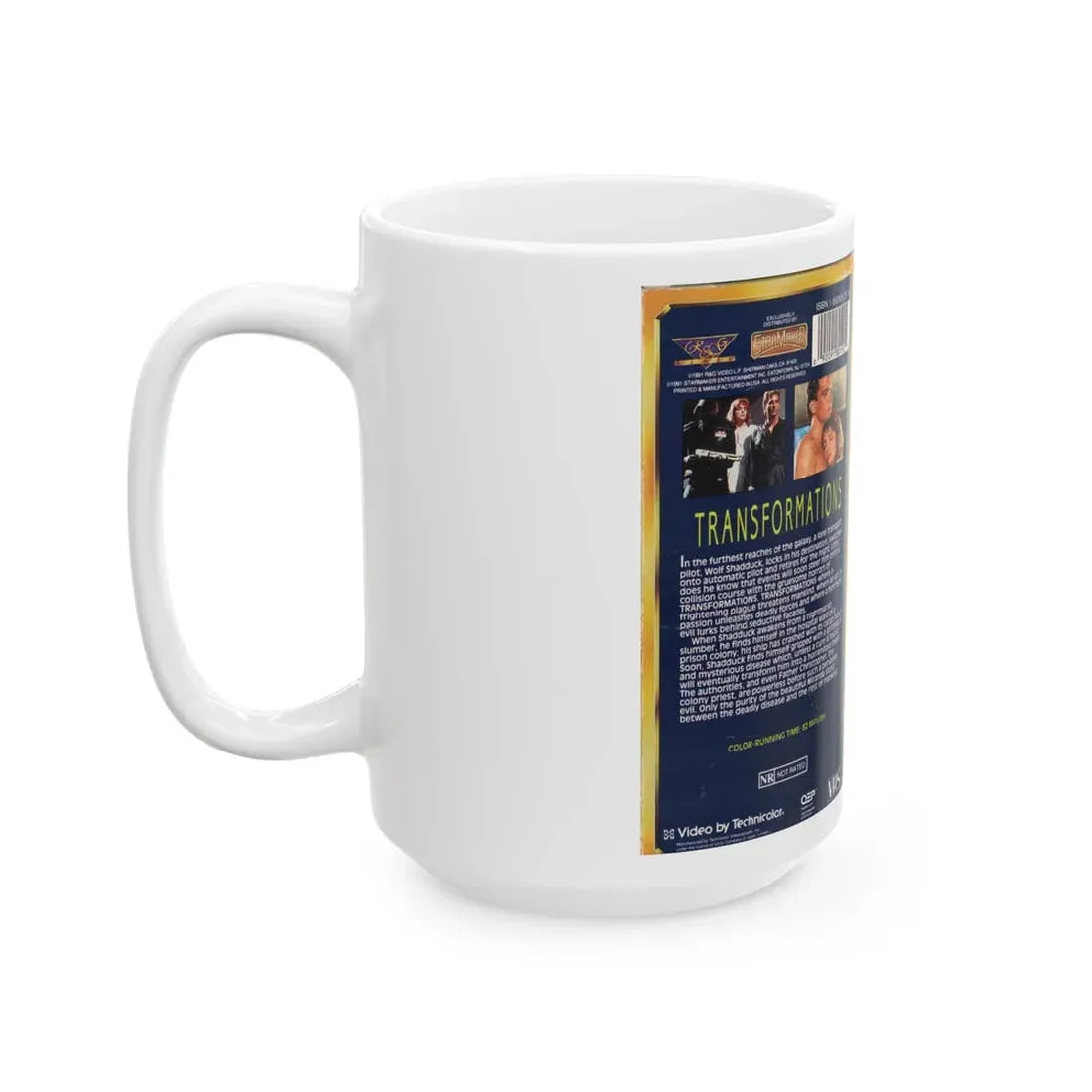 TRANSFORMATIONS (VHS COVER) - White Coffee Mug - Go Mug Yourself