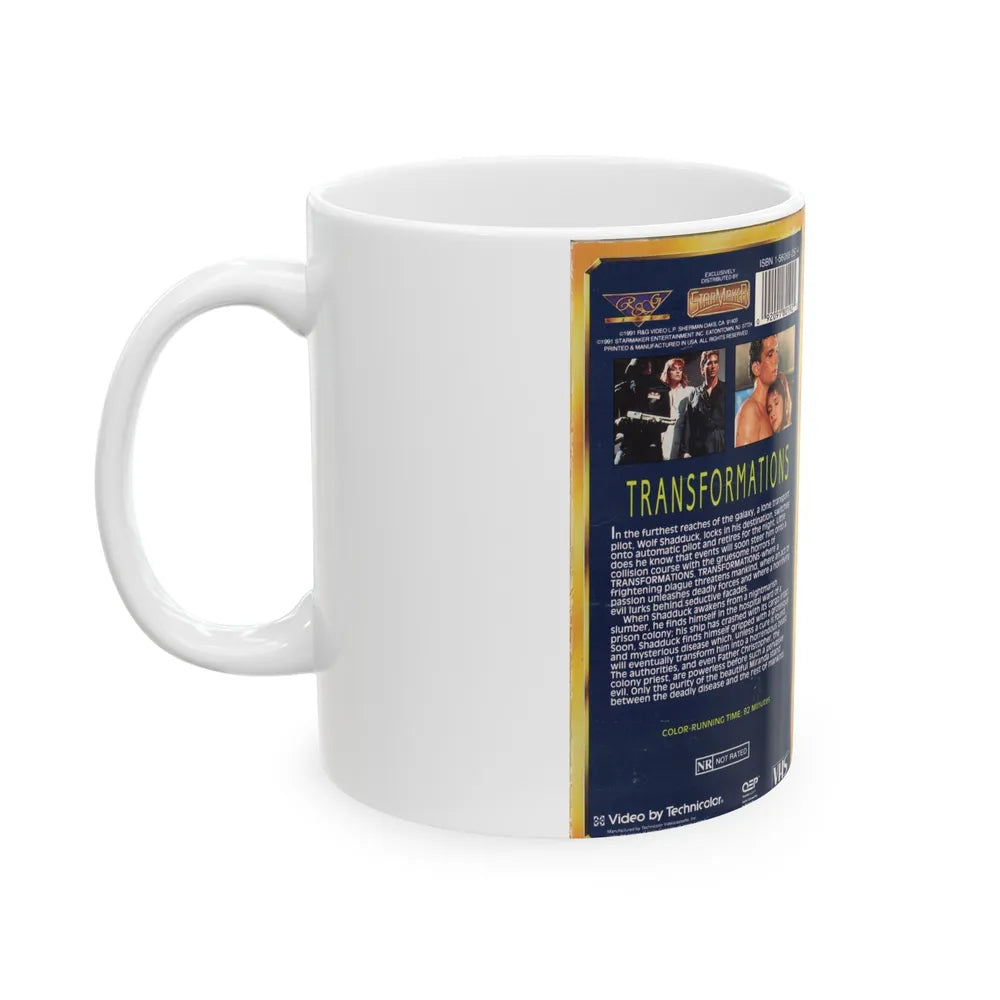 TRANSFORMATIONS (VHS COVER) - White Coffee Mug-Go Mug Yourself