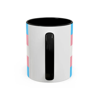 Transgender Pride Flag - Accent Coffee Mug - Go Mug Yourself