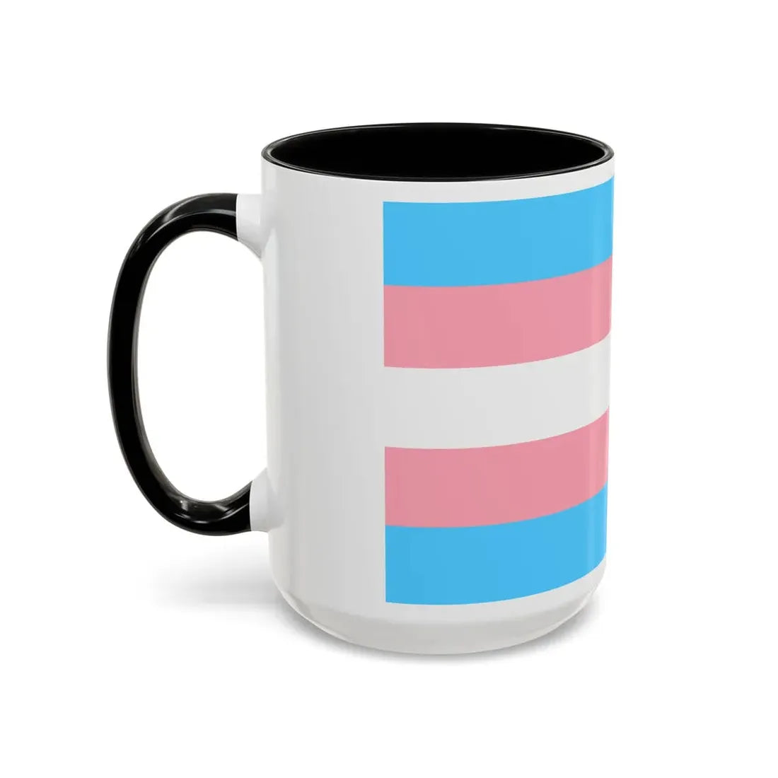 Transgender Pride Flag - Accent Coffee Mug - Go Mug Yourself