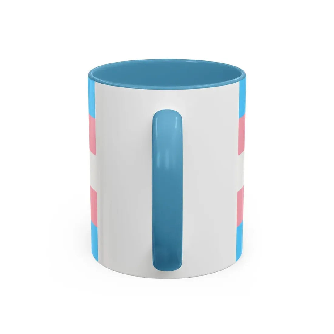 Transgender Pride Flag - Accent Coffee Mug - Go Mug Yourself
