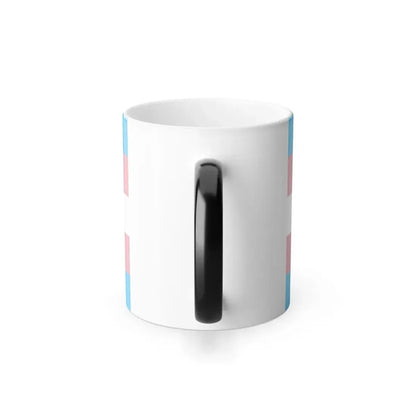 Transgender Pride Flag - Color Changing Mug 11oz - Go Mug Yourself