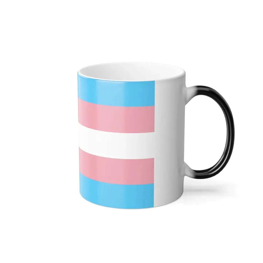 Transgender Pride Flag - Color Changing Mug 11oz - Go Mug Yourself