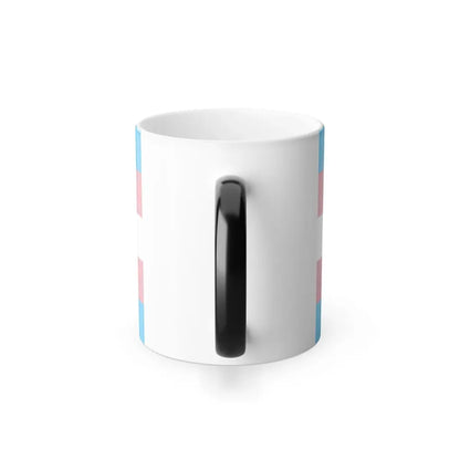 Transgender Pride Flag - Color Changing Mug 11oz - Go Mug Yourself
