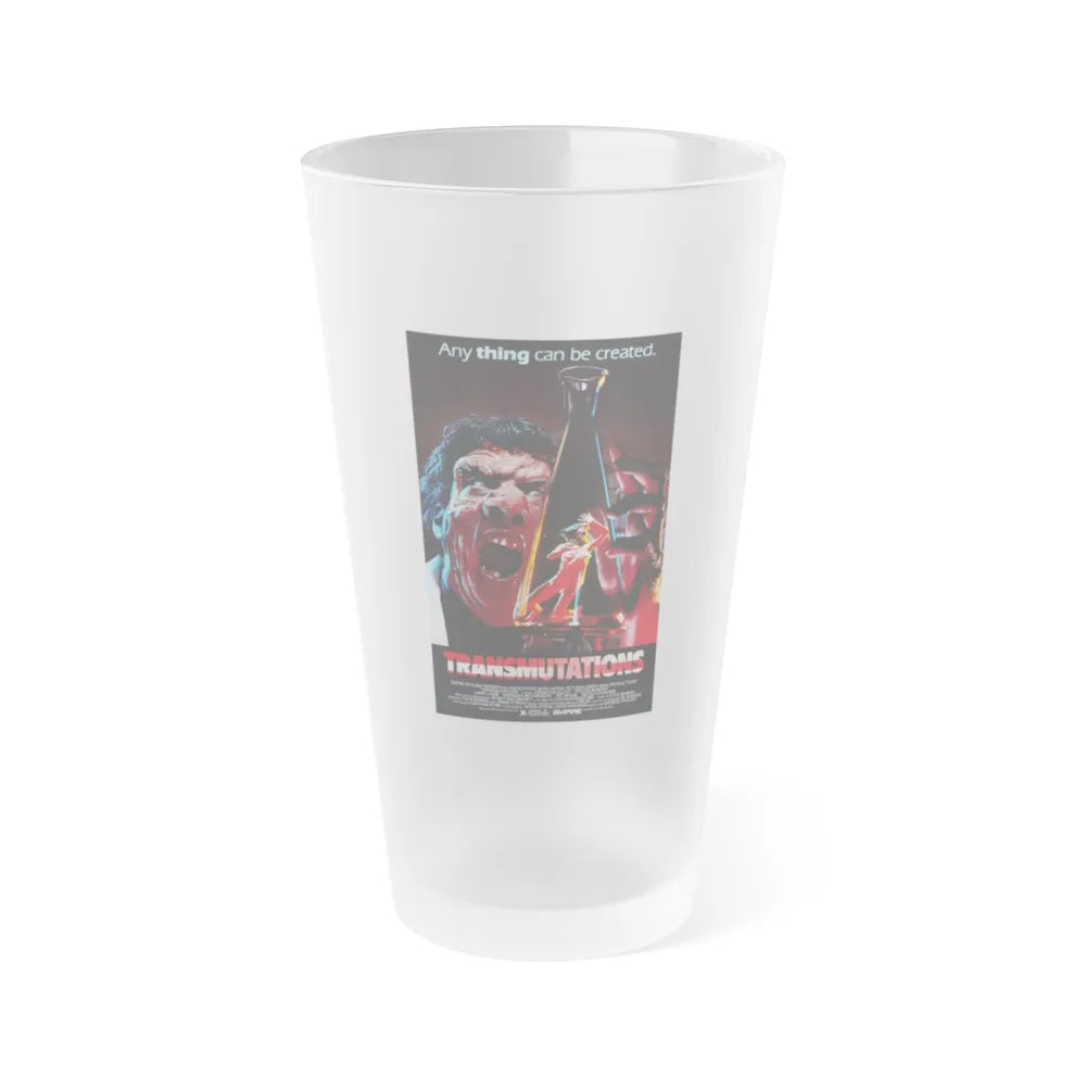 TRANSMUTATIONS (UNDERWORLD) 1985 Movie Poster - Frosted Pint Glass 16oz-Go Mug Yourself