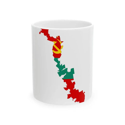 Transnistria-Flagmap (Moldova) White Coffee Mug 11oz - Go Mug Yourself
