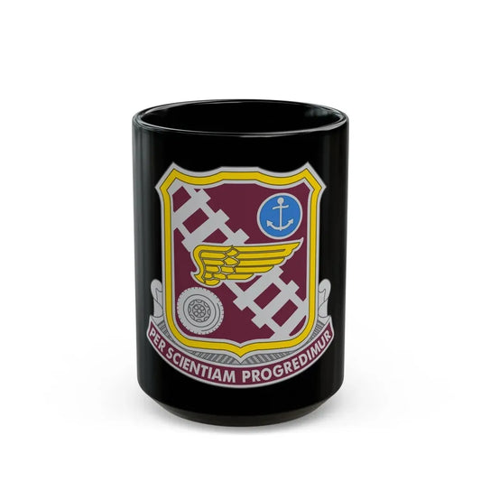 Transportation Center and School 2 (U.S. Army) Black Coffee Mug 15oz - Go Mug Yourself