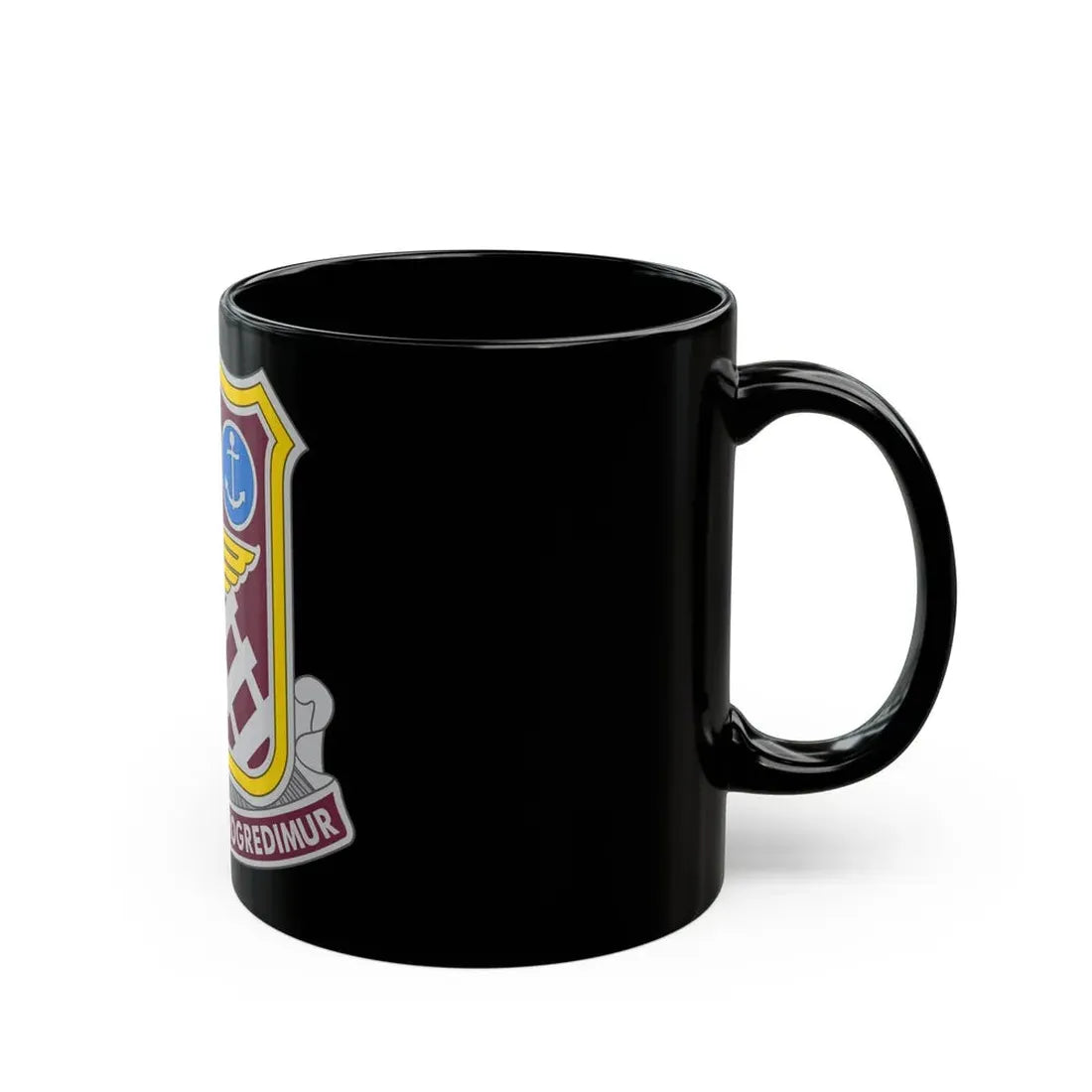 Transportation Center and School 2 (U.S. Army) Black Coffee Mug - Go Mug Yourself