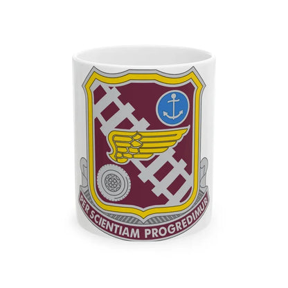 Transportation Center and School 2 (U.S. Army) White Coffee Mug 11oz - Go Mug Yourself