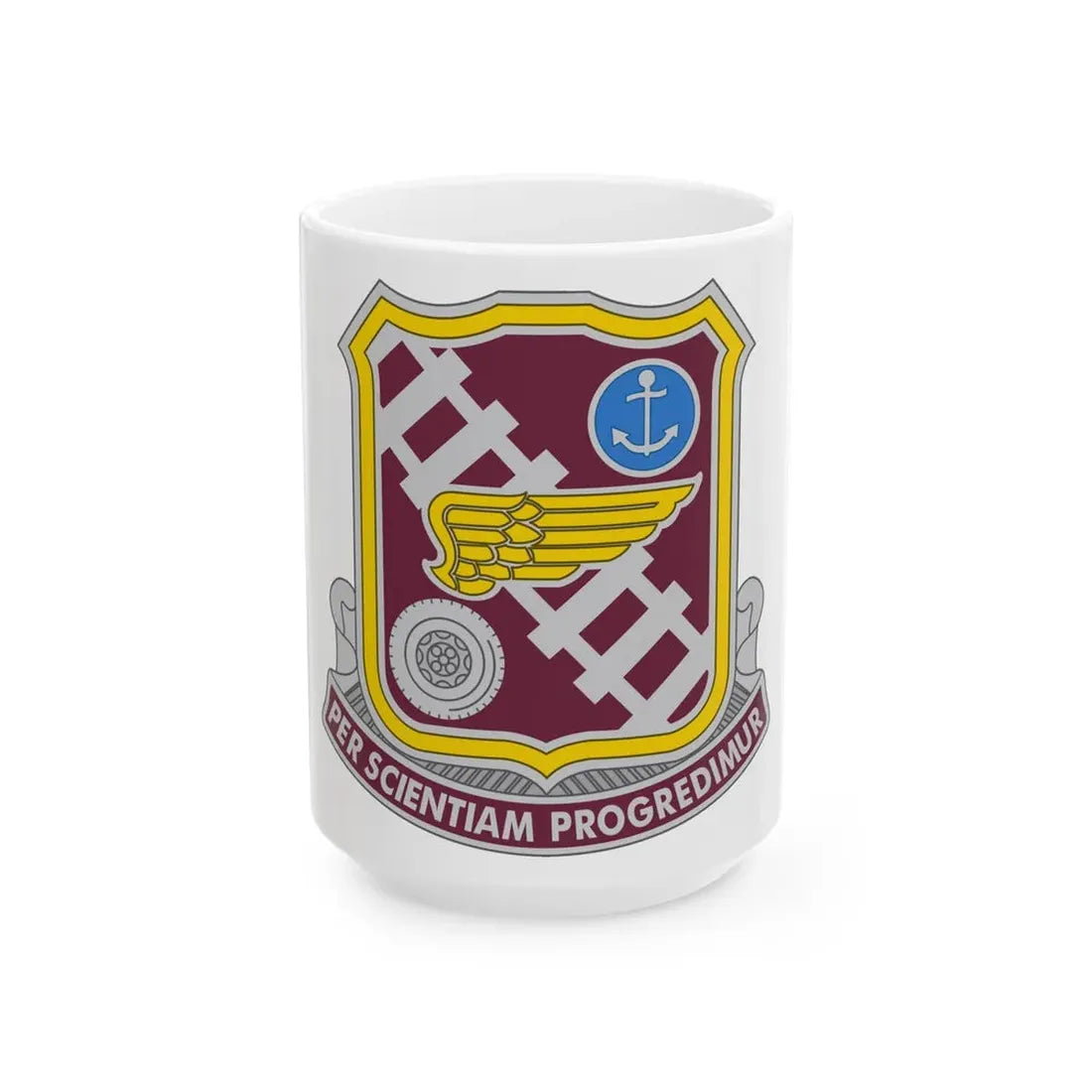 Transportation Center and School 2 (U.S. Army) White Coffee Mug 15oz - Go Mug Yourself