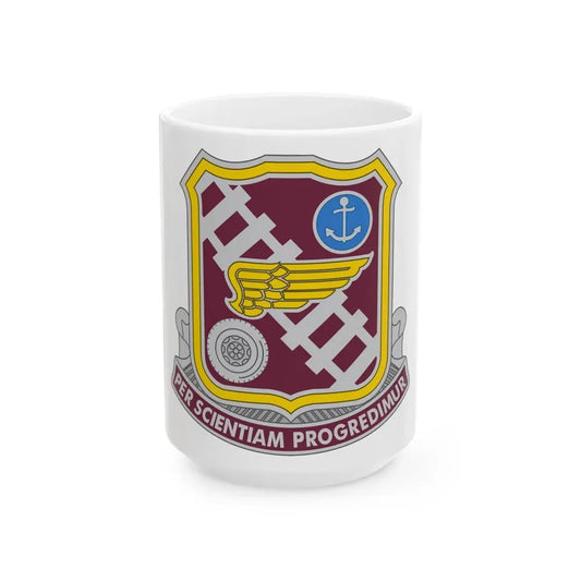 Transportation Center and School 2 (U.S. Army) White Coffee Mug 15oz - Go Mug Yourself