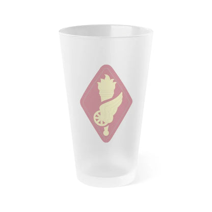 Transportation Center and School (U.S. Army) Frosted Pint Glass 16oz-Go Mug Yourself