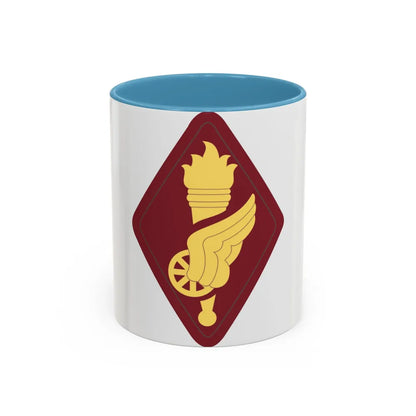 Transportation Center and School (U.S. Army) Accent Coffee Mug 11oz Light Blue - Go Mug Yourself
