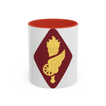 Transportation Center and School (U.S. Army) Accent Coffee Mug 11oz Red - Go Mug Yourself