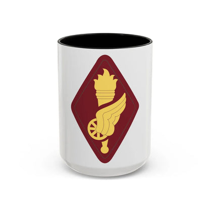 Transportation Center and School (U.S. Army) Accent Coffee Mug 15oz Black - Go Mug Yourself