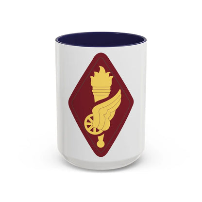 Transportation Center and School (U.S. Army) Accent Coffee Mug 15oz Navy - Go Mug Yourself