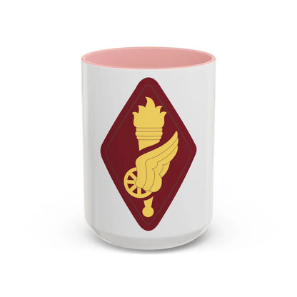 Transportation Center and School (U.S. Army) Accent Coffee Mug 15oz Pink - Go Mug Yourself