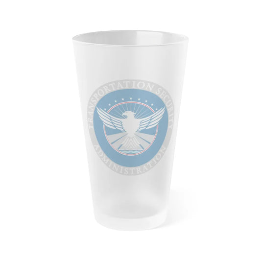 Transportation Security Administration - Frosted Pint Glass 16oz-16oz-Frosted-Go Mug Yourself